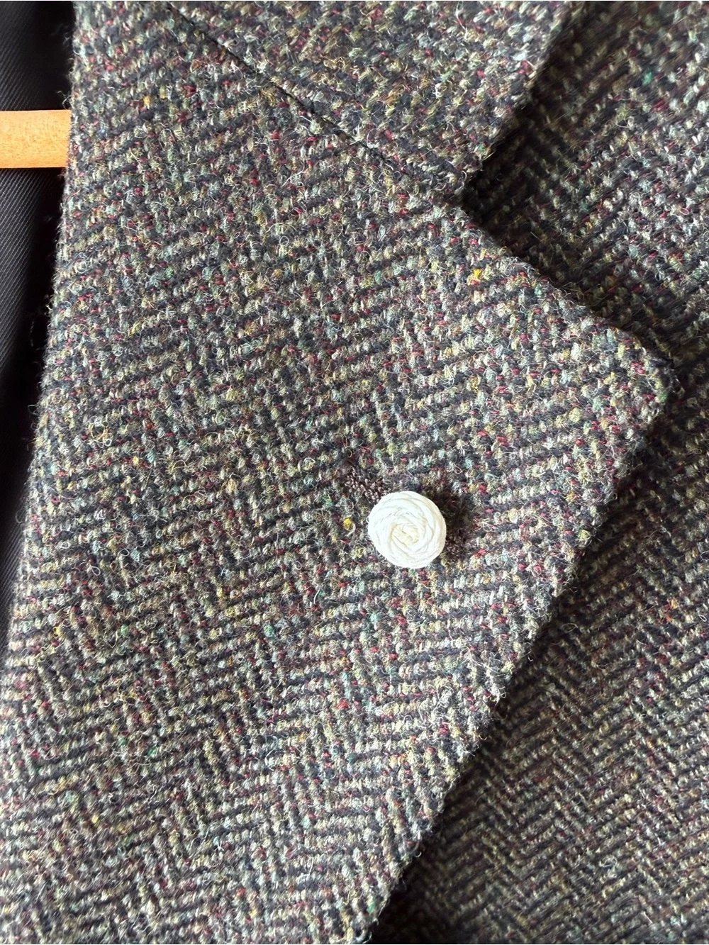 Luigi Bianchi Sartoria LUBIAM Full Canvas Wool Cashmere Blazer 42R Made In Italy